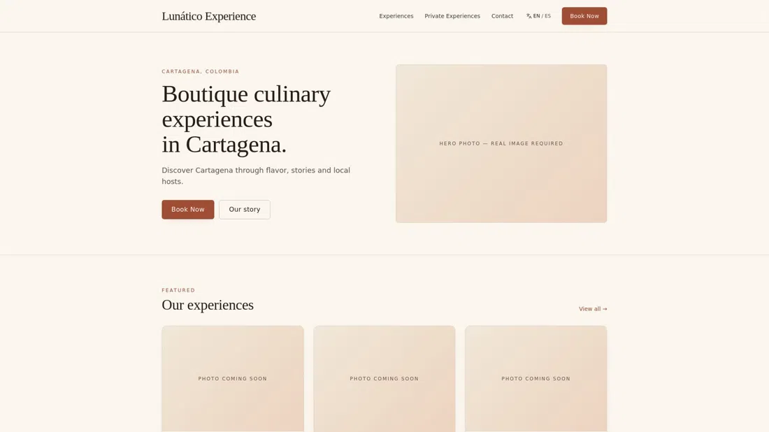 Lunático Experience, Cartagena